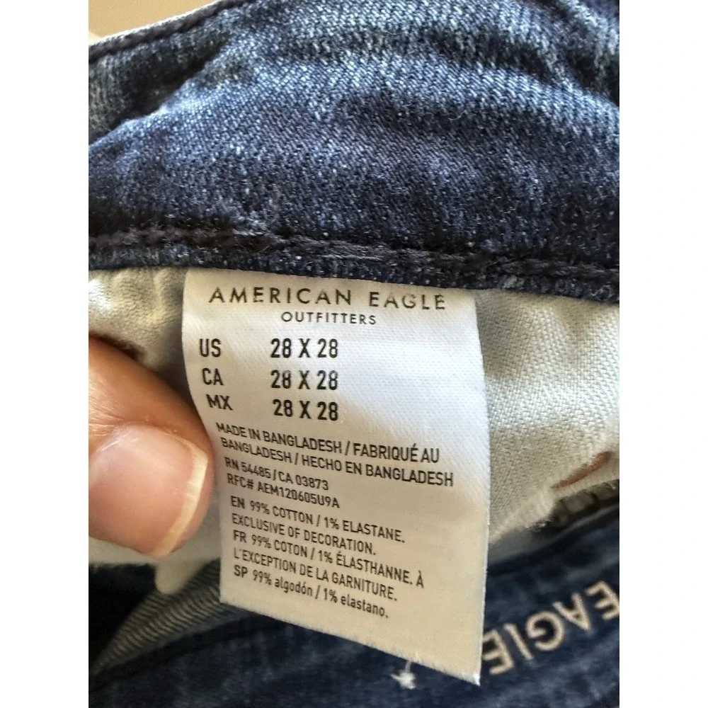 American Eagle Skinny Jeans mens 28x28. E52